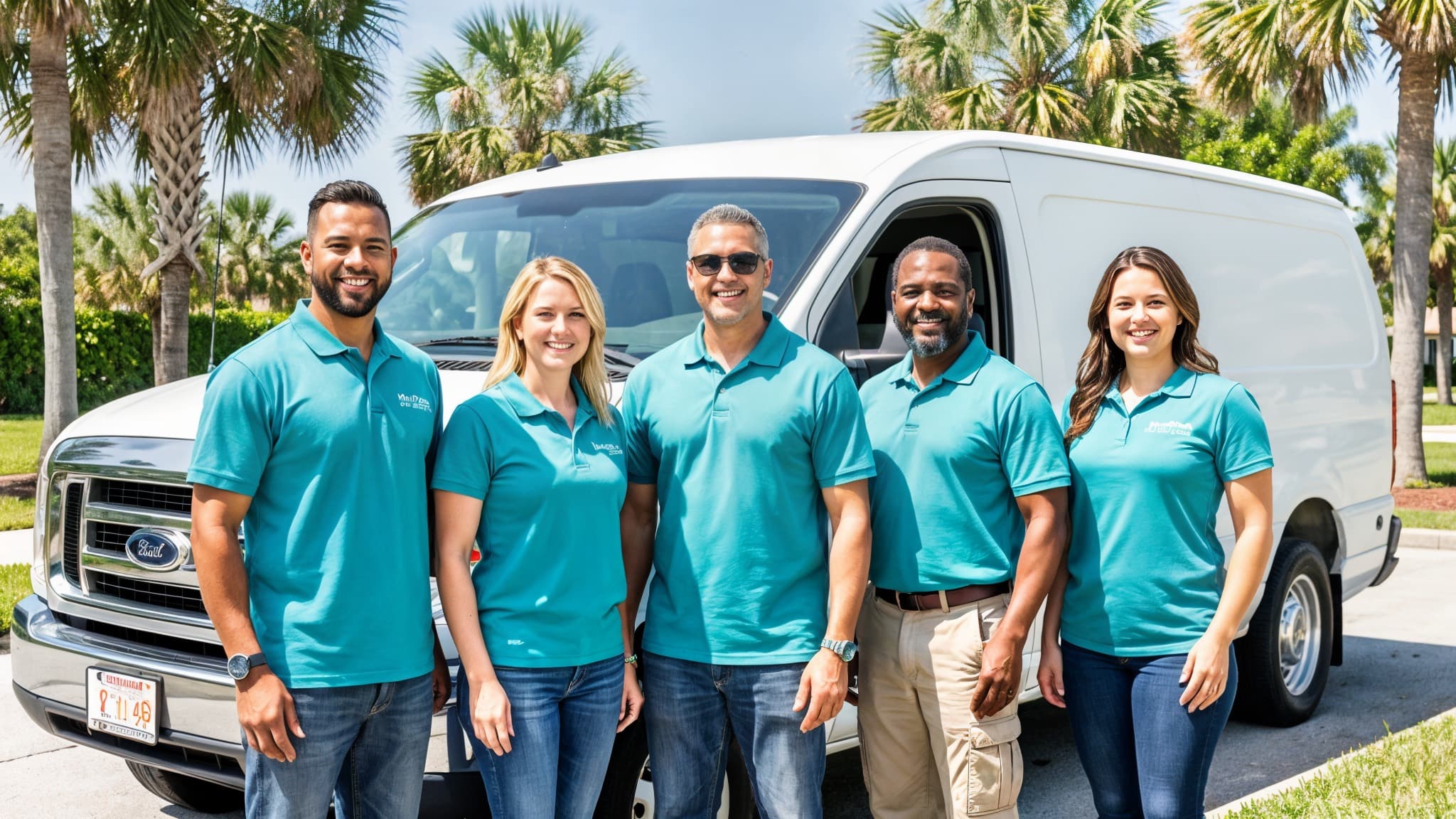 BoltAir USA technicians on a South Florida install